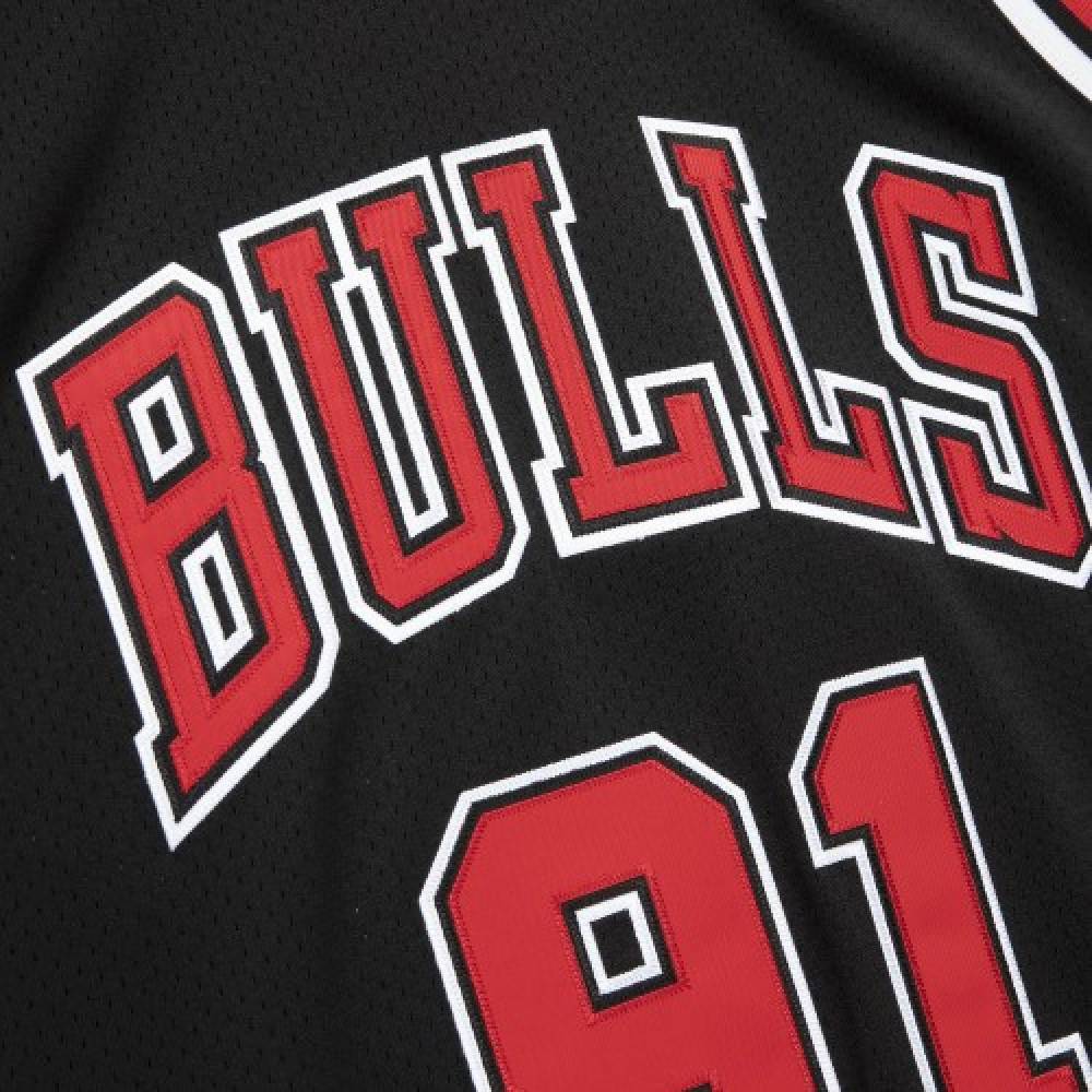 Men's Chicago Bulls Dennis Rodman #91 Throwback Black 97-98 Hardwood Classics Swingman Jersey-Pro Kit Vault | Brand New 26/27 Sports Jerseys